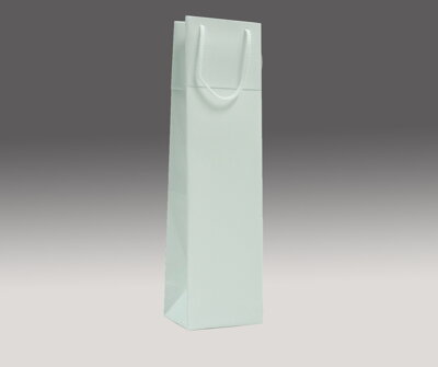 Biela matná taška s manžetou 39x11x9 cm 