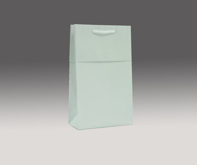 Biela matná taška s manžetou 26x16x7 cm