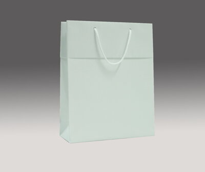 Biela matná taška s manžetou 35x24x9 cm