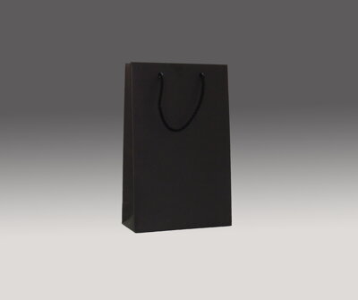 Čierna matná taška 17x11x5 cm