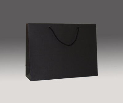 Čierna matná taška 34x45x12 cm