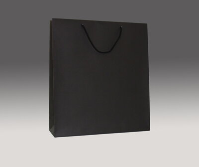 Čierna matná taška 36x32x10 cm