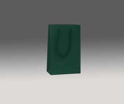 Zelená matná taška 17x11x5 cm