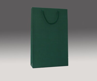 Zelená matná taška 39x24x9 cm