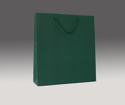 Zelená matná taška 36x32x10 cm
