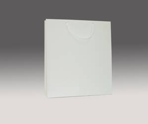 Biela matná taška 25x25x8 cm