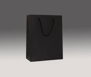 Čierna matná taška 33x22x8 cm