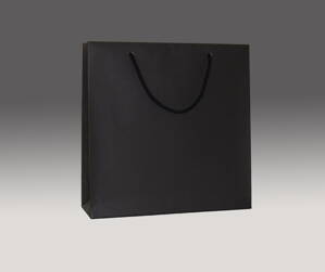 Čierna matná taška 25x25x8 cm