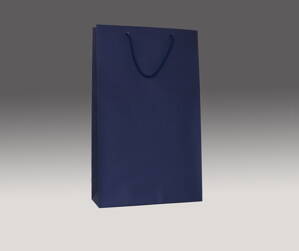 Modrá matná taška 39x24x9 cm