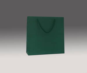 Zelená matná taška 25x25x8 cm