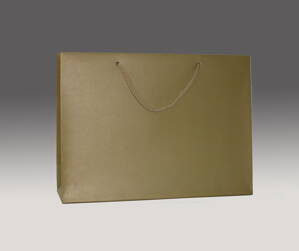 Zlatá matná taška 24x33x10 cm